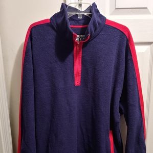 Outdoor Urban Terrain Half Zip-up Fleece Sweater